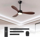 Tribesigns Ventilatore da soffitto moderno da 106 cm con luce, telecomando, illuminazione a LED dimmerabile 3