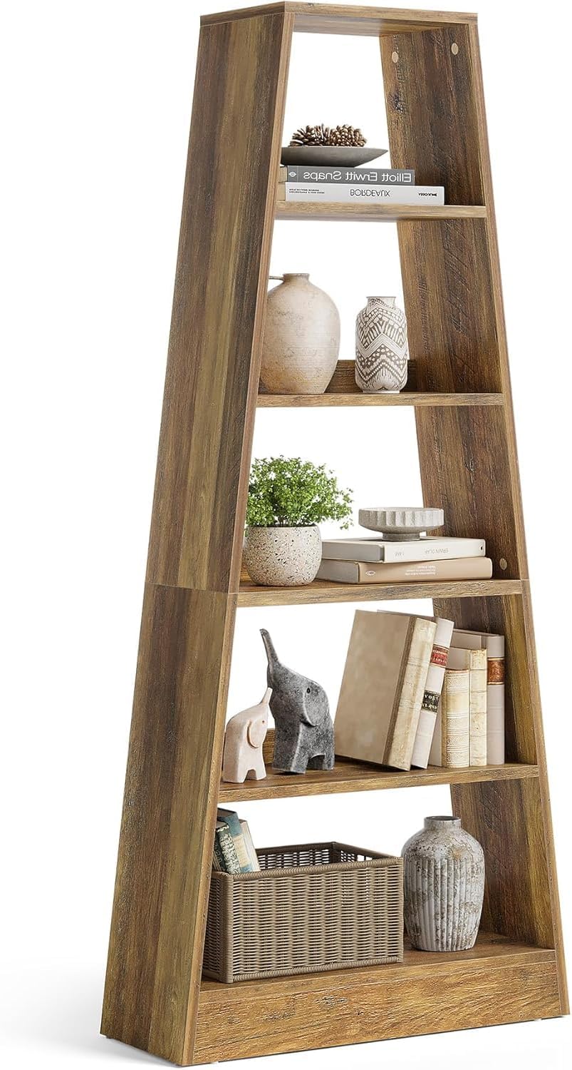 Tribesigns 80 cm Libreria, espositore per piante con etagere portaoggetti