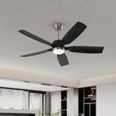 Tribesigns Ventilatore da soffitto moderno da 132 cm con luce, telecomando, illuminazione a LED dimmerabile,  ventilatore da soffitto intelligente a 5 3