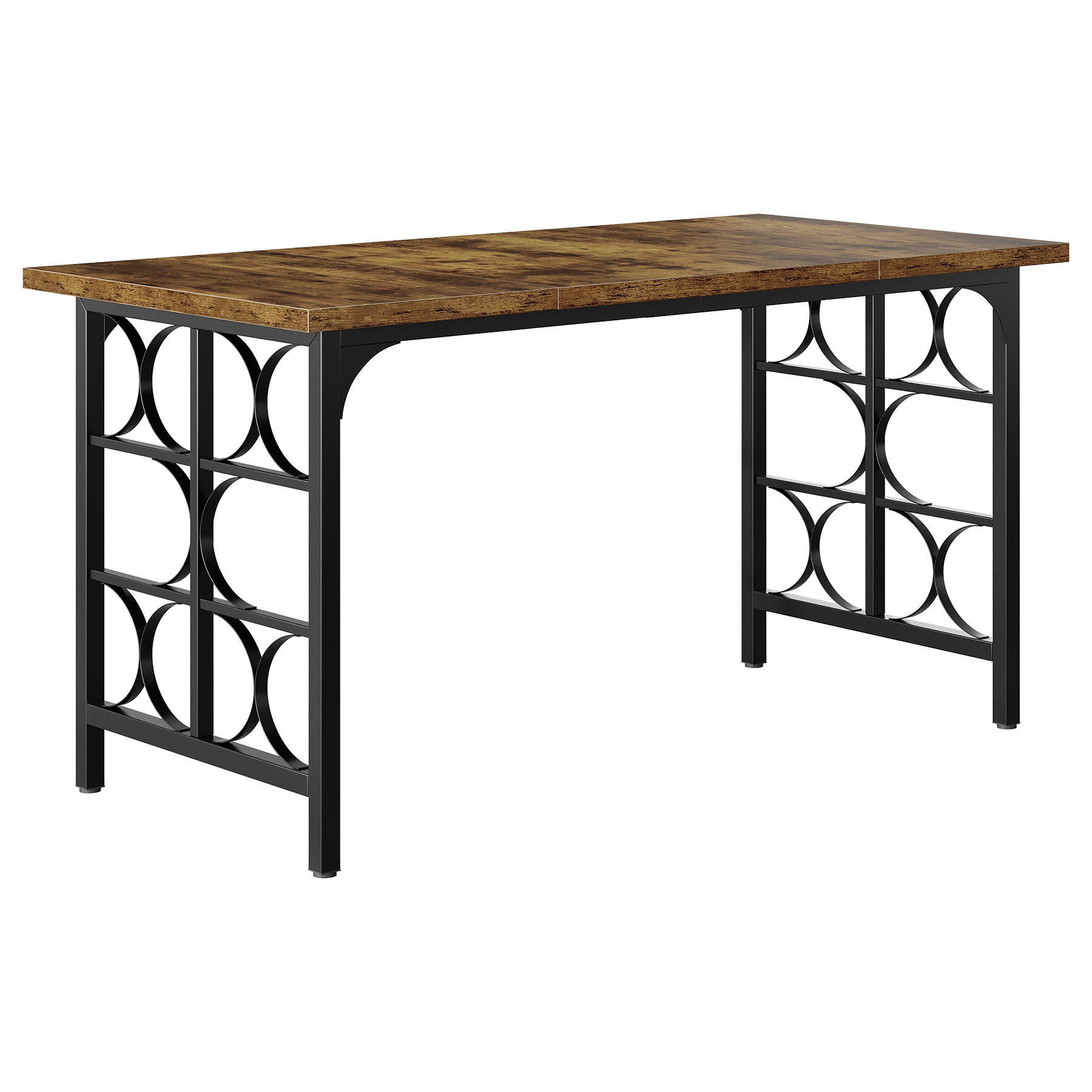 Tribesigns Tavolo da pranzo, 139 cm tavolo da cucina per 4-6 persone