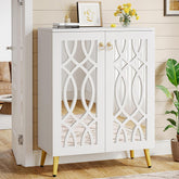 Tribesigns scarpiera a specchio, 5 livelli organizzatore scarpe 25 paia scarpiera armadio di stoccaggio 3