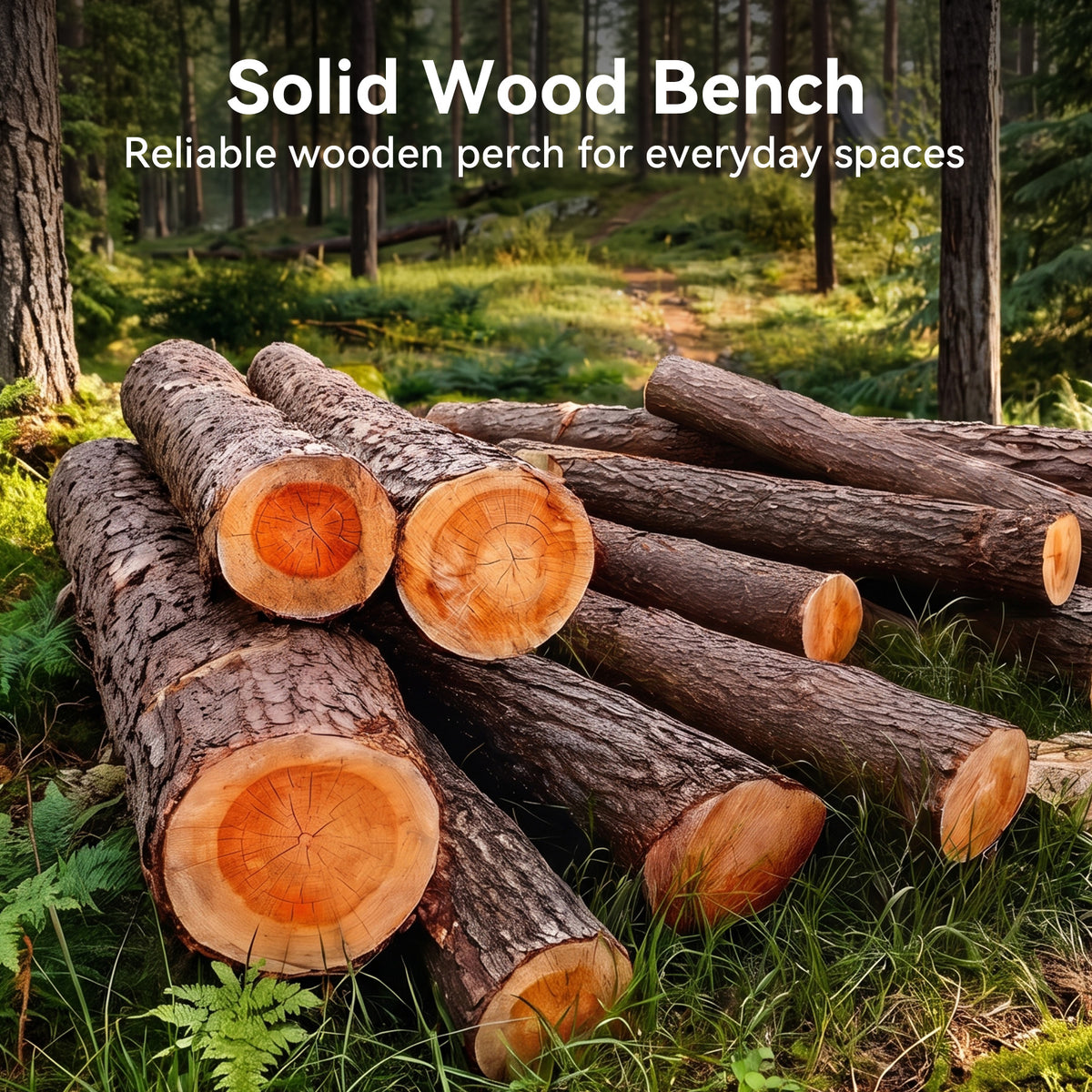 Panca Country in Legno Massello con Gambe a X, 150 cm, per Ingresso e Corridoio