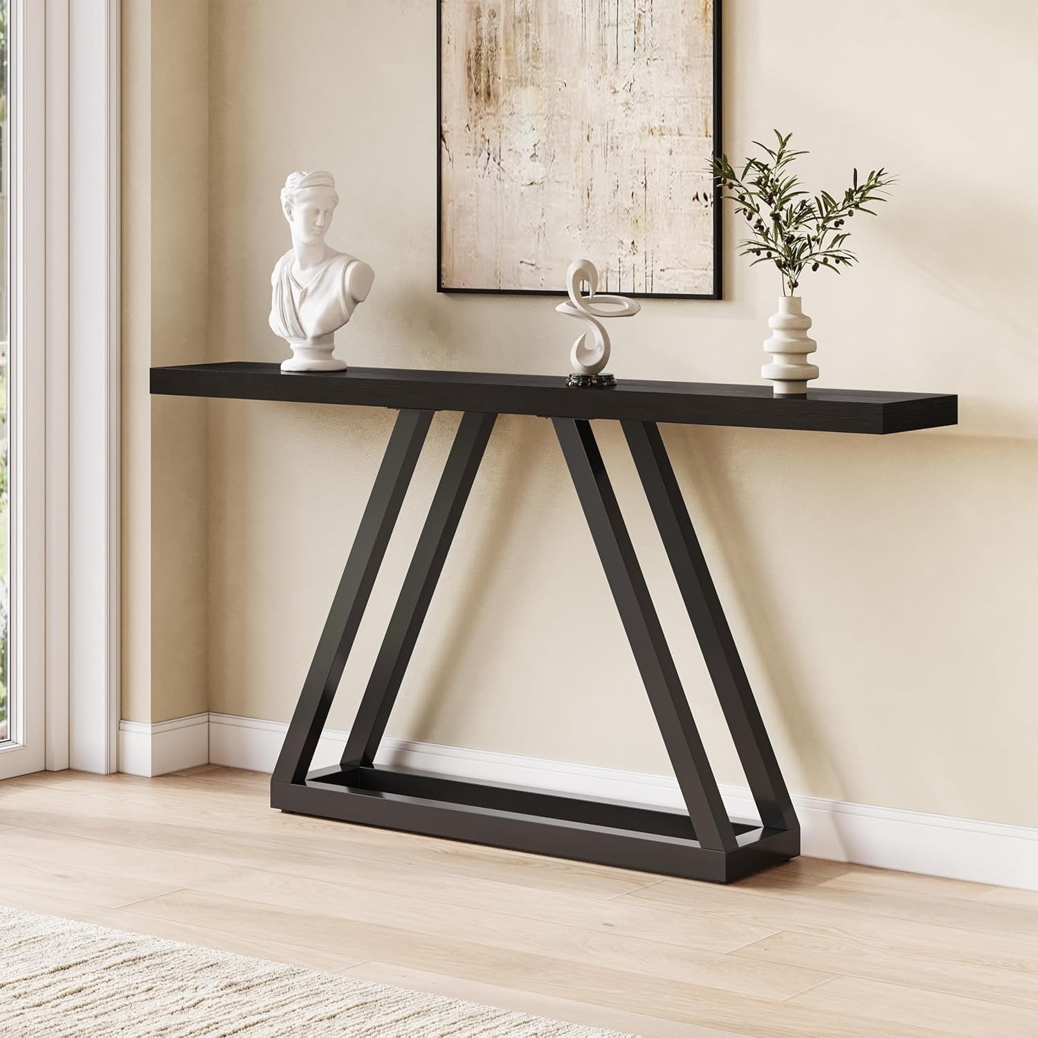 Tribesigns Tavolo consolle, 160 cm moderno tavolo d'ingresso per soggiorno