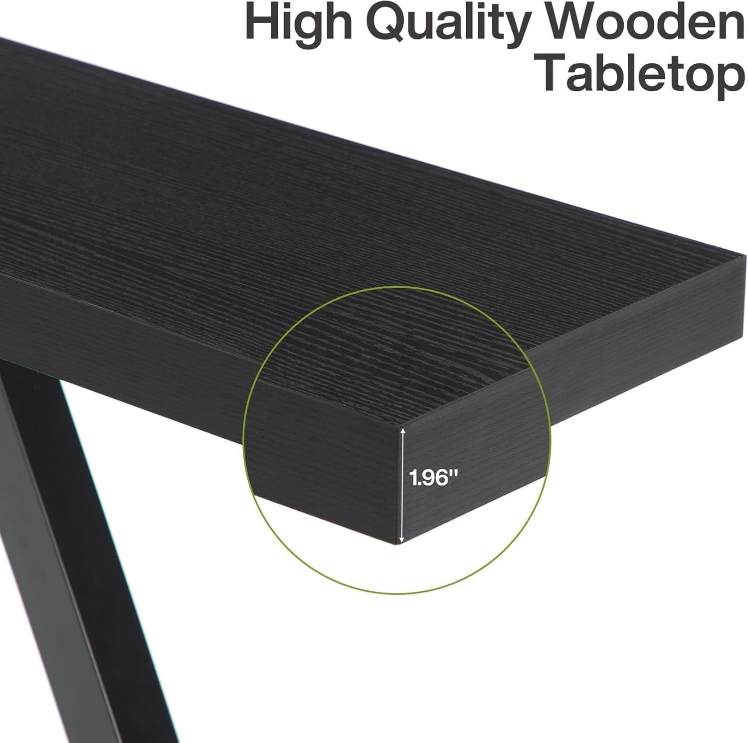 Tribesigns Tavolo consolle, 160 cm moderno tavolo d'ingresso per soggiorno