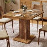 Tribesigns Tavolo da pranzo, 90 x 80 cm piccolo tavolo da cucina con base stabile per 4 persone 3