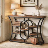 Tribesigns Tavoli da consolle da 105 cm, tavolino dietro il divano per il soggiorno 3