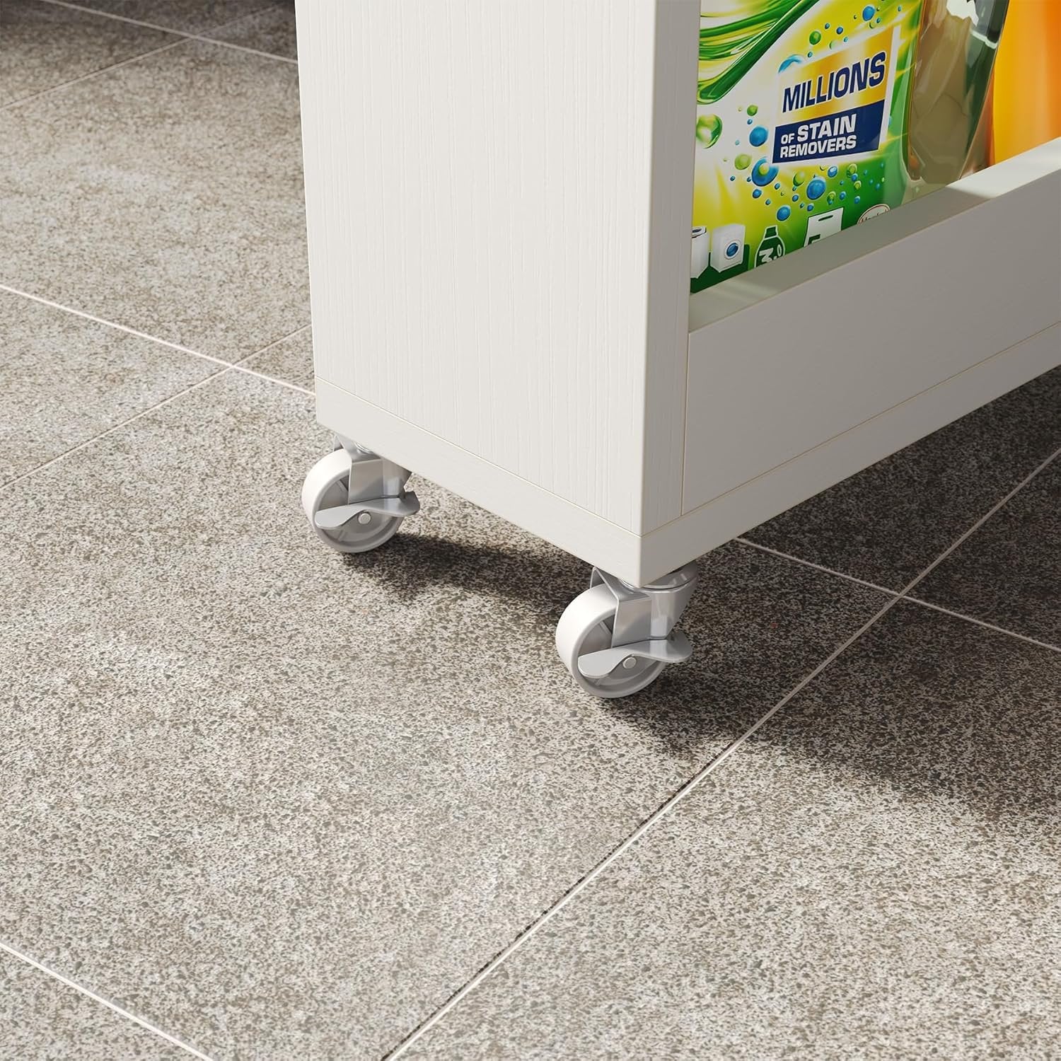 Tribesigns Carrello portaoggetti sottile su ruote, Mensola da 160 cm alto 5 ripiani per cucina