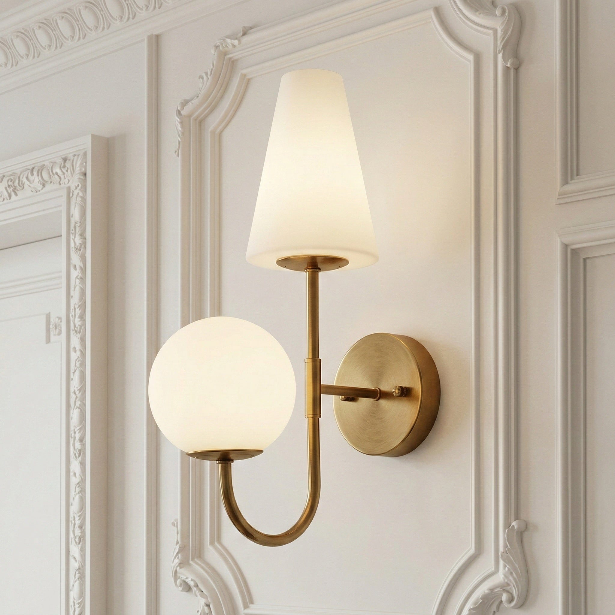 Tribesigns Lampada da parete, apparecchi di illuminazione per interni con paralume