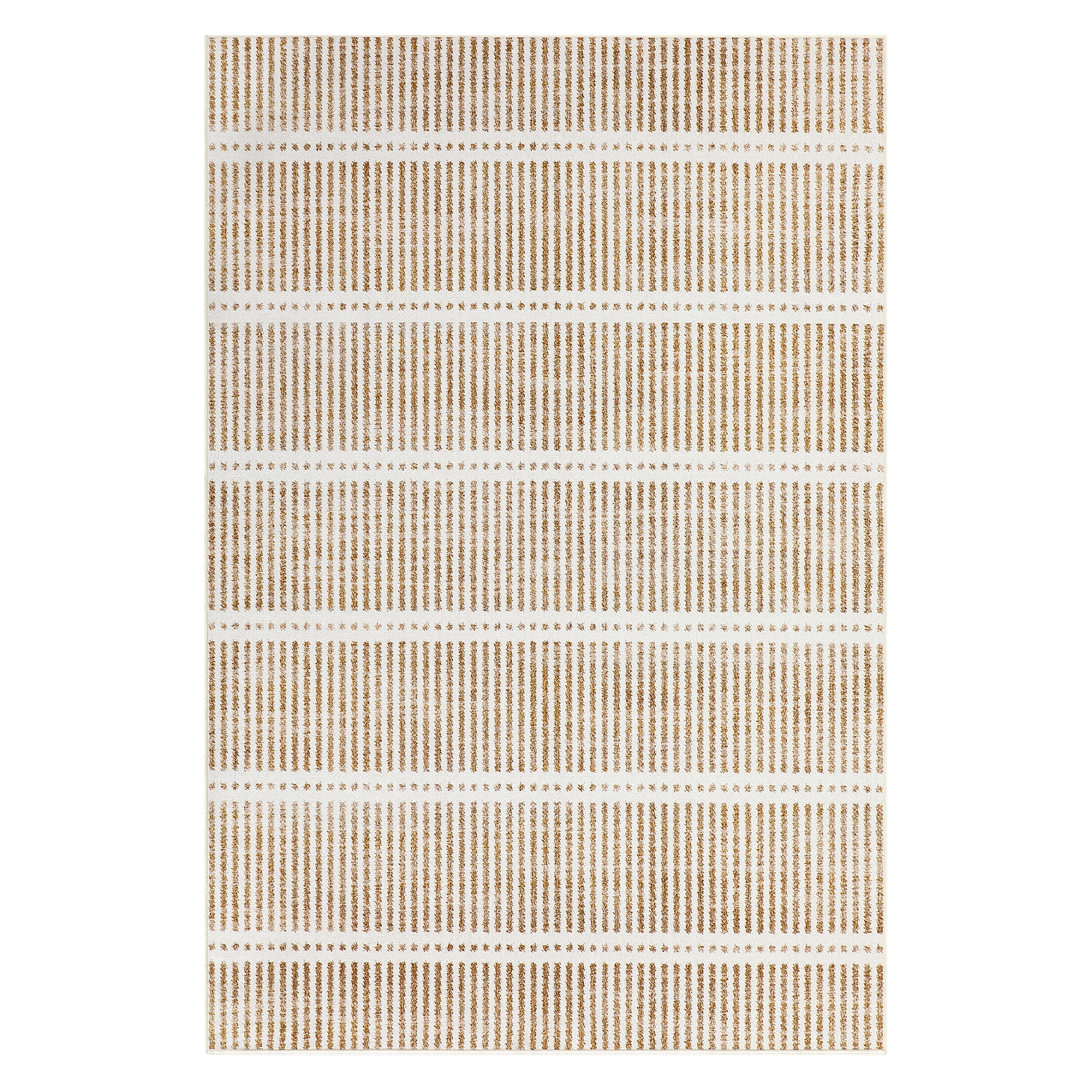 Tribesigns Tappeti ultra sottili lavabili 160x230/200x300 cm, moderni tappeti antiscivolo a righe in stile rustico, morbidi, per interni, ideali per soggiorno e camera da letto, certificati Oeko-Tex