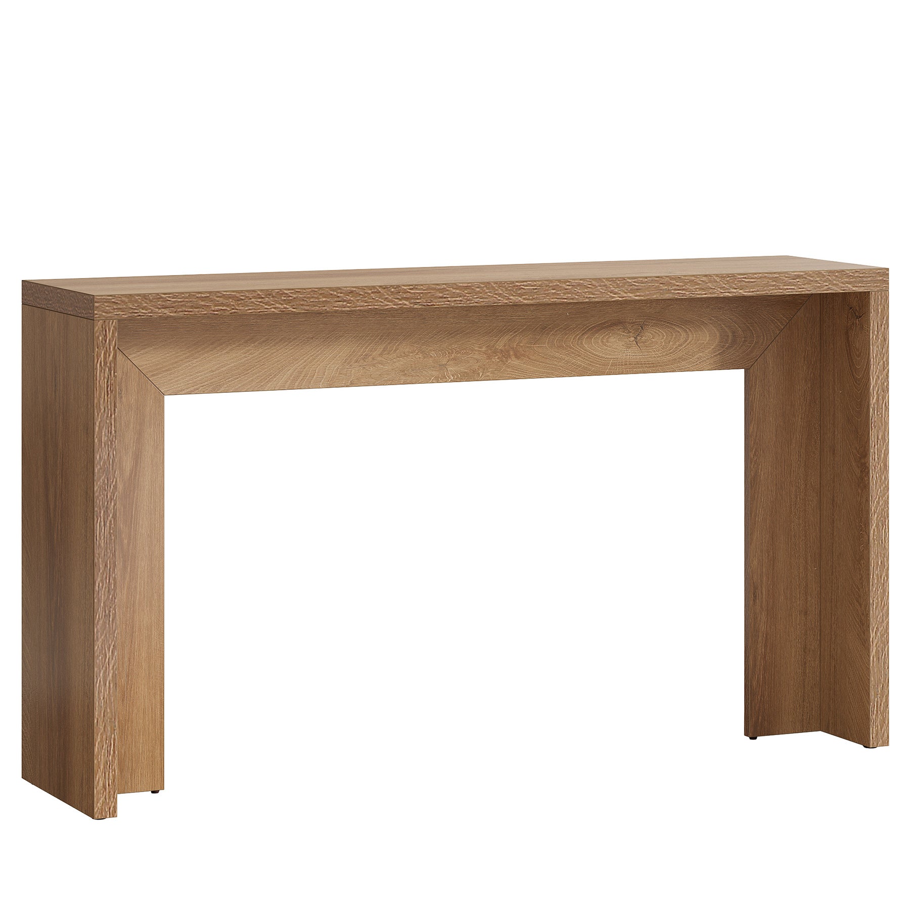 Tribesigns 140 cm Consolle, tavolino da caffè con contenitore