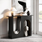 Tribesigns 90 cm Tavolo da divano, moderna sottile consolle dietro per ingresso 3