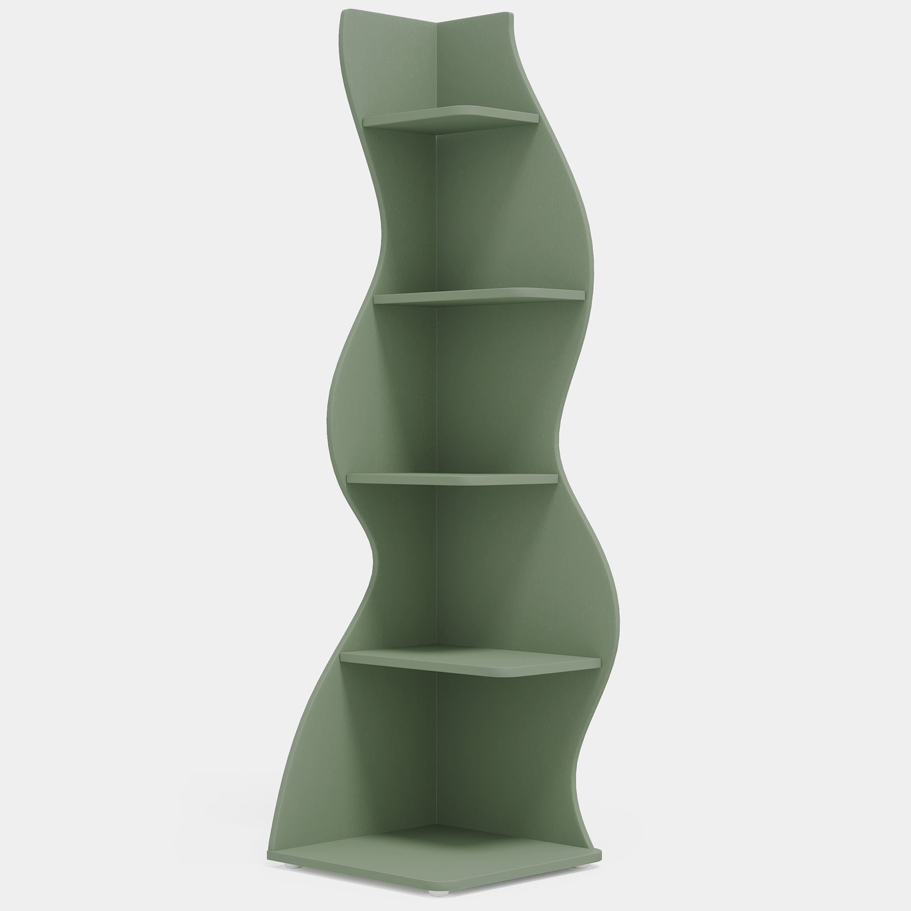 Tribesigns Scaffale Angolare, Moderno Mensola Angolare a 5 Livelli Scaffale per Scaffali Libreria Scaffale