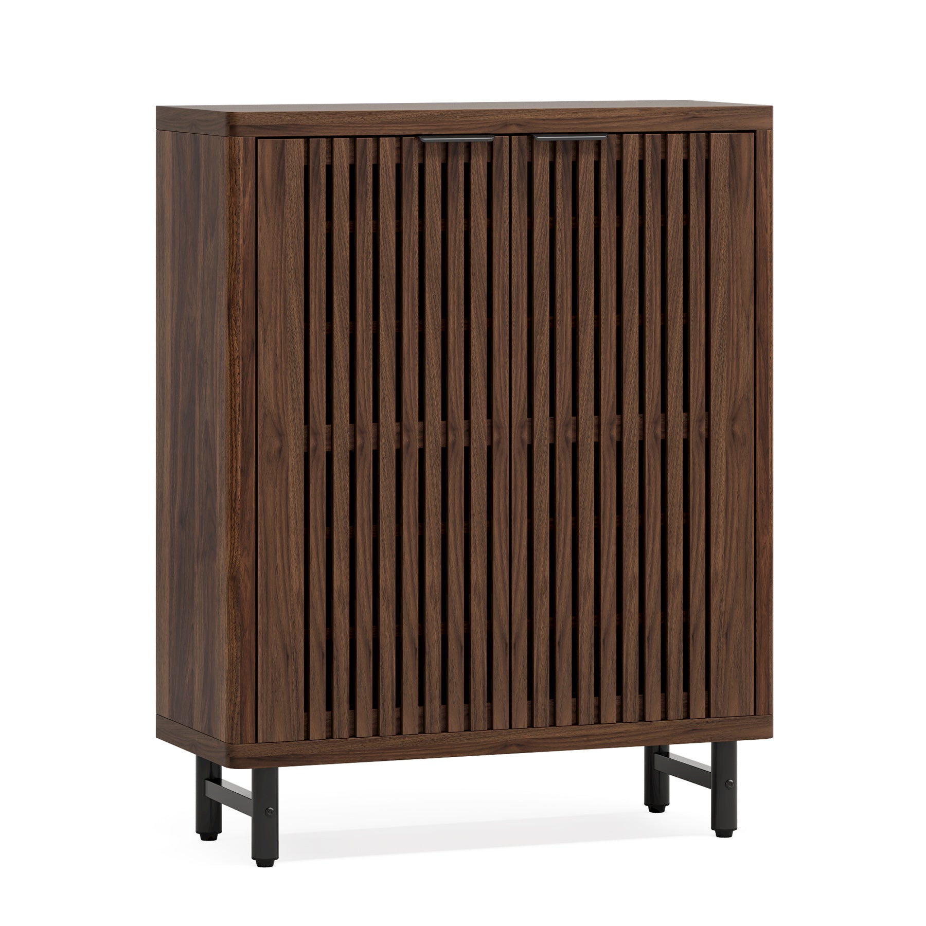 Tribesigns Scarpiera a 6 livelli, 24 paia di scarpe stoccaggio con ante ripiani regolabili