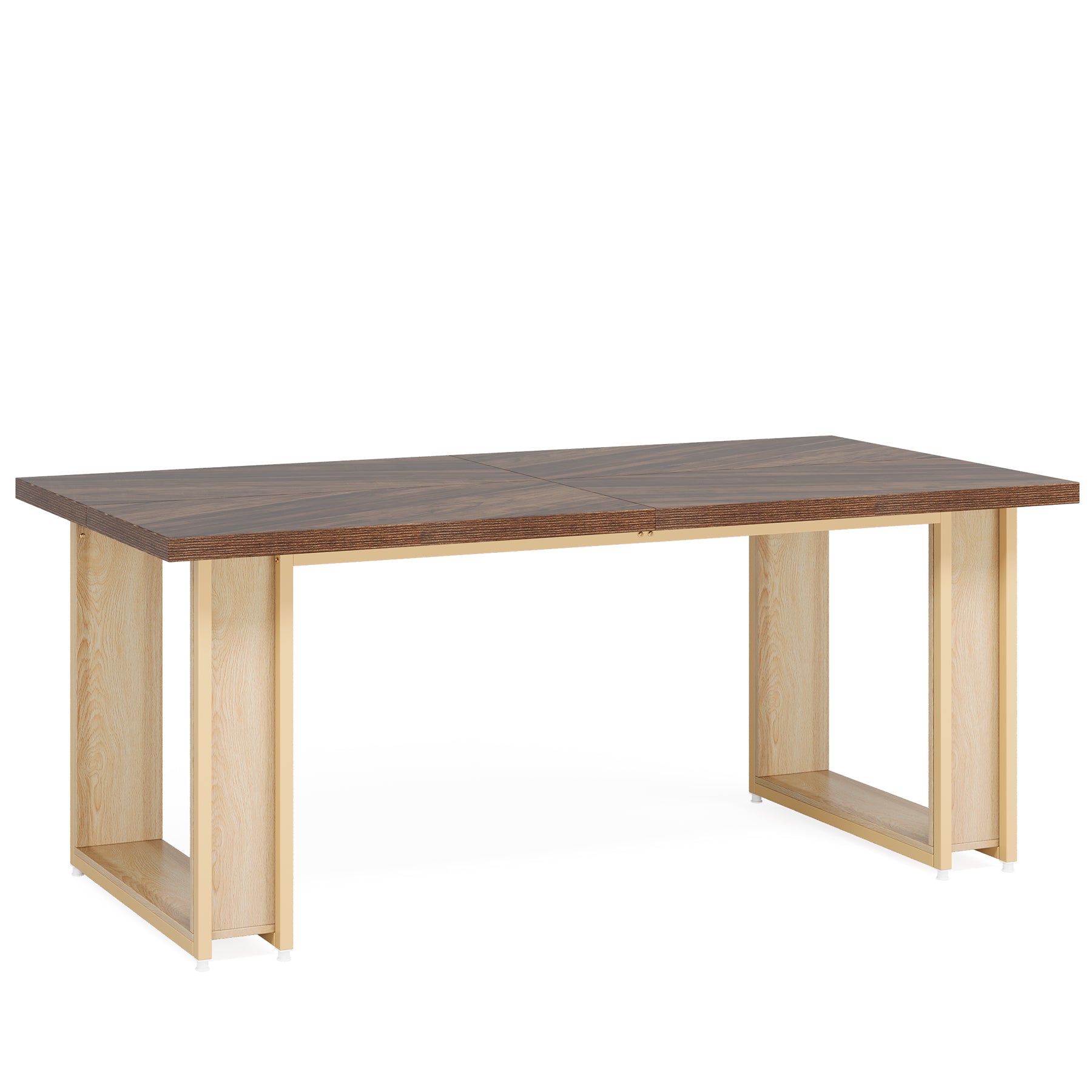 Tribesigns Scrivania 160cm, Scrivania in Legno Semplice per Ufficio Grande Scrivania per Computer