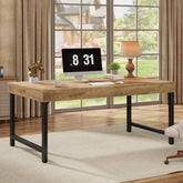 Tribesigns Scrivania da 140 cm, scrivania per computer portatile per ufficio domestico 3
