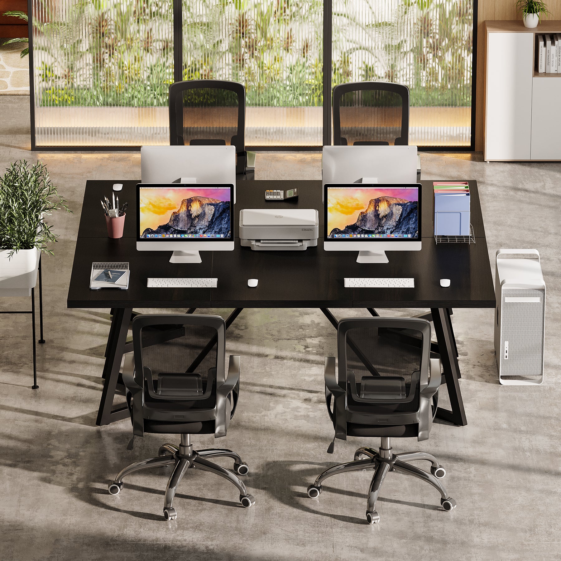 Tribesigns Scrivania da 180 cm, moderna scrivania per computer
