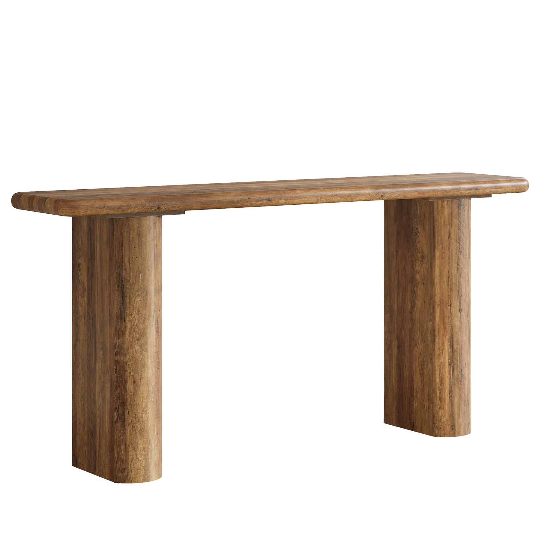 Tribesigns Tavolino da divano da 160 cm, tavolo consolle in stile rustico per soggiorno