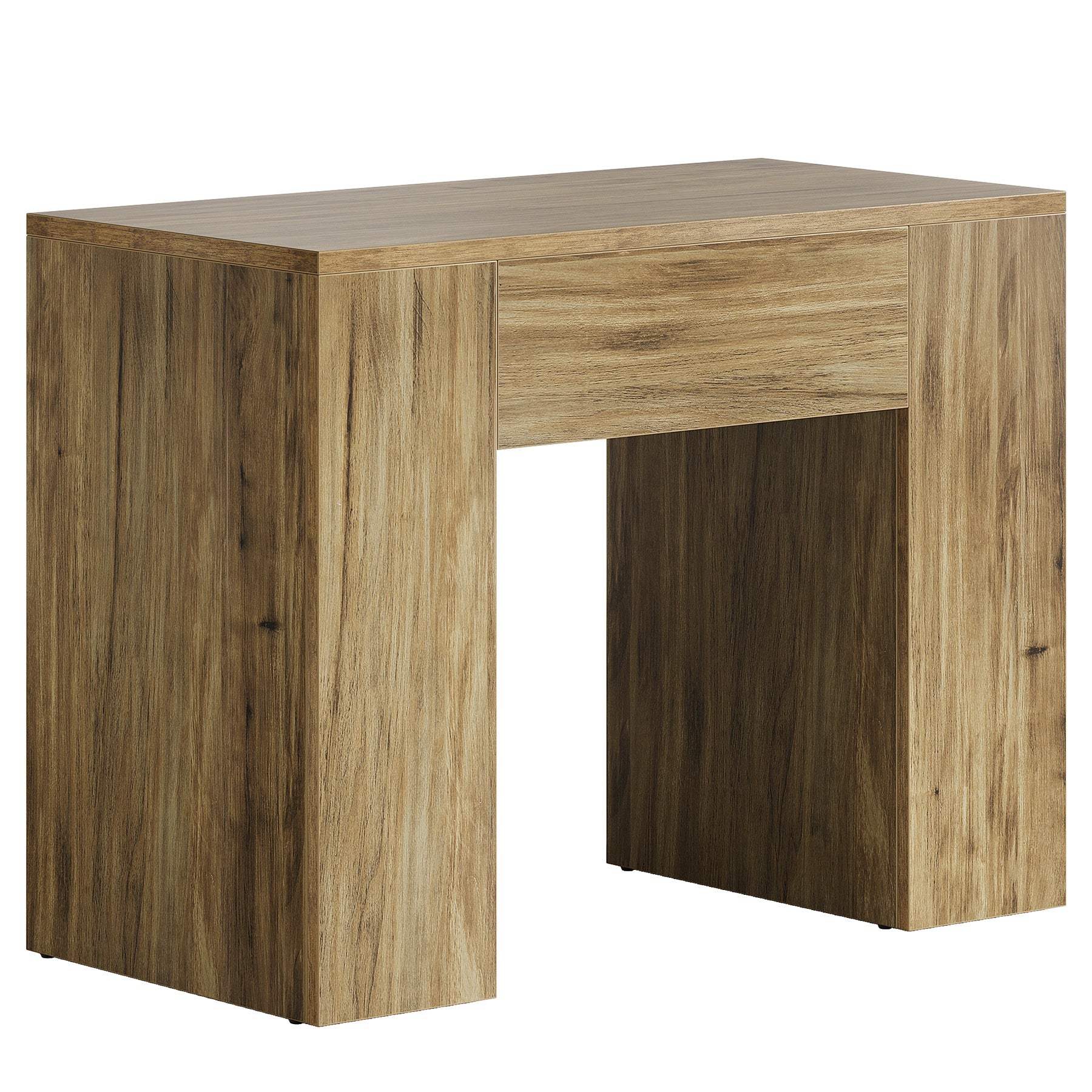 Tribesigns Tavolino, tavolino rustico comodino da 80 cm per soggiorno