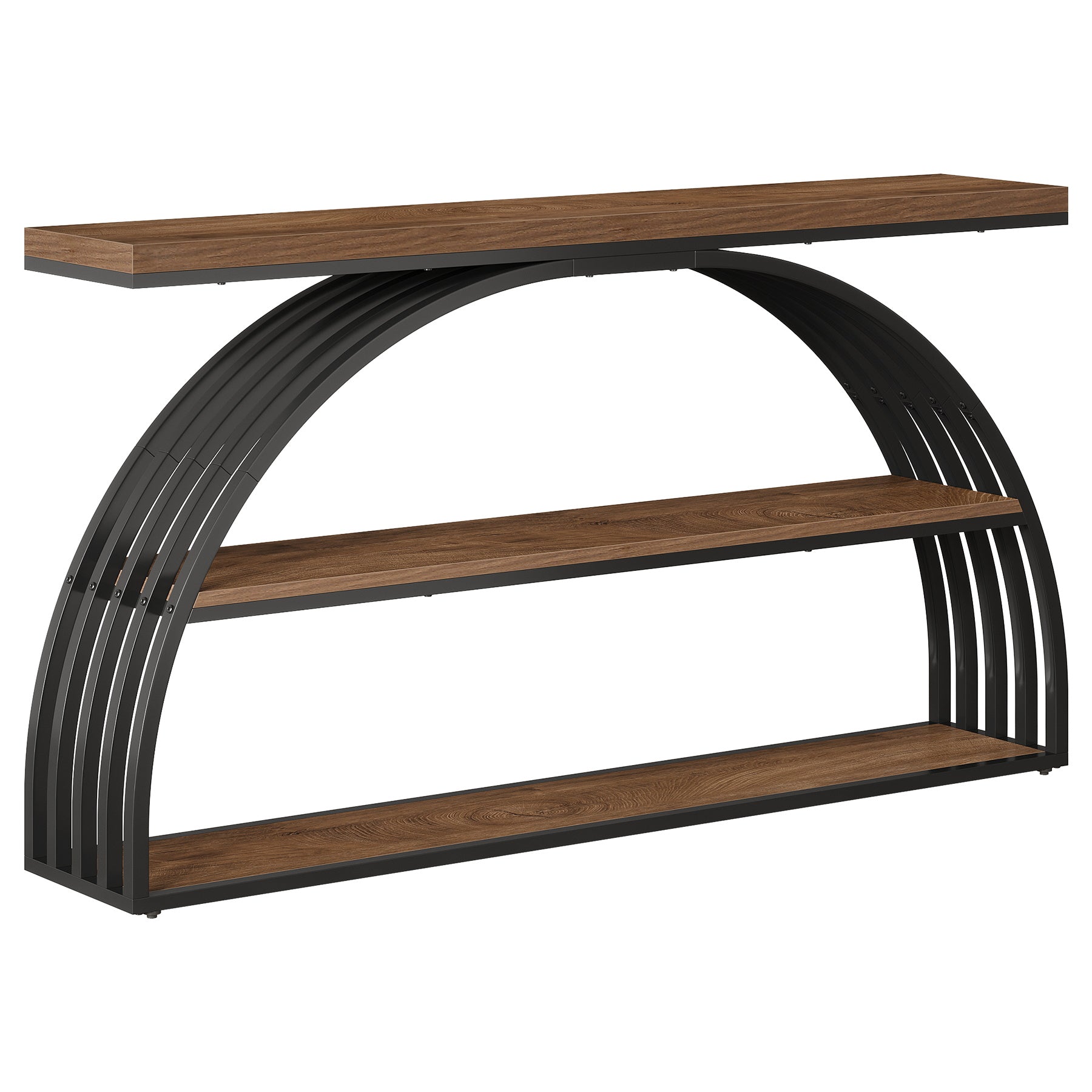 Tribesigns Tavolo consolle da 160 cm, tavolo da divano con Telaio Arcuato per Ingresso