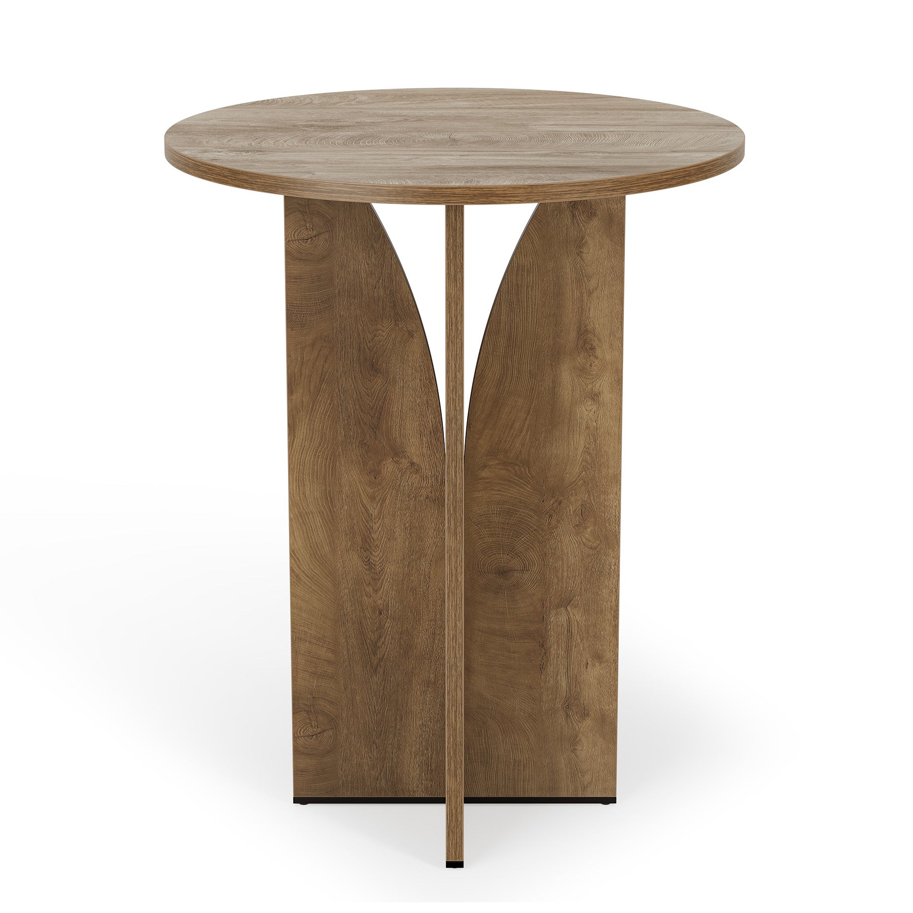 Tribesigns Tavolo da bar da 80 cm, tavolo da pub rotondo per bistrò