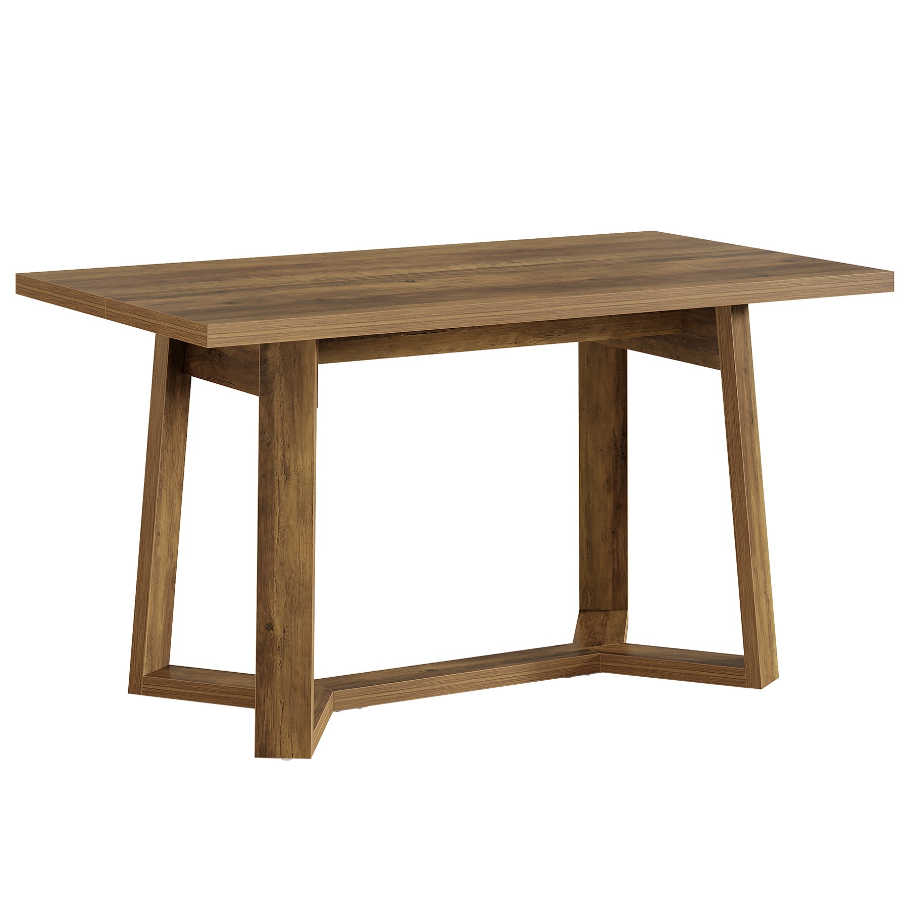 Tribesigns Tavolo da pranzo 120 cm, moderno tavolo da cusina rettangolare per 4-6 persone