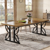 Tribesigns Tavolo da pranzo, 180 cm tavolo da cucina per 6-8 persone 3