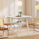 Tribesigns Tavolo da pranzo, 80 cm tavolo da cucina moderno per 2-4 persone 3