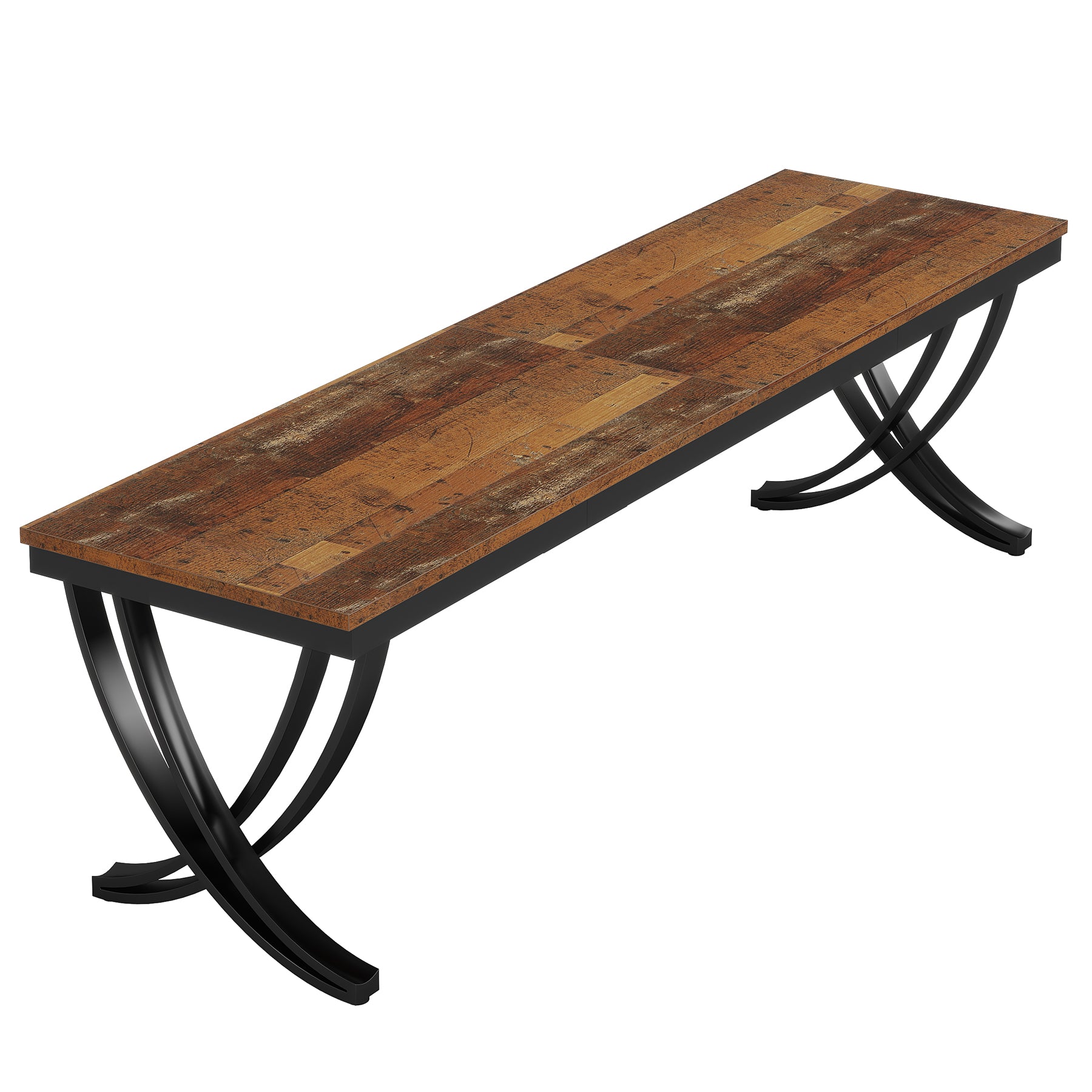 Tribesigns Tavolo da pranzo da 200 cm, Tavolo da Cucina Industriale per 6-8 persone