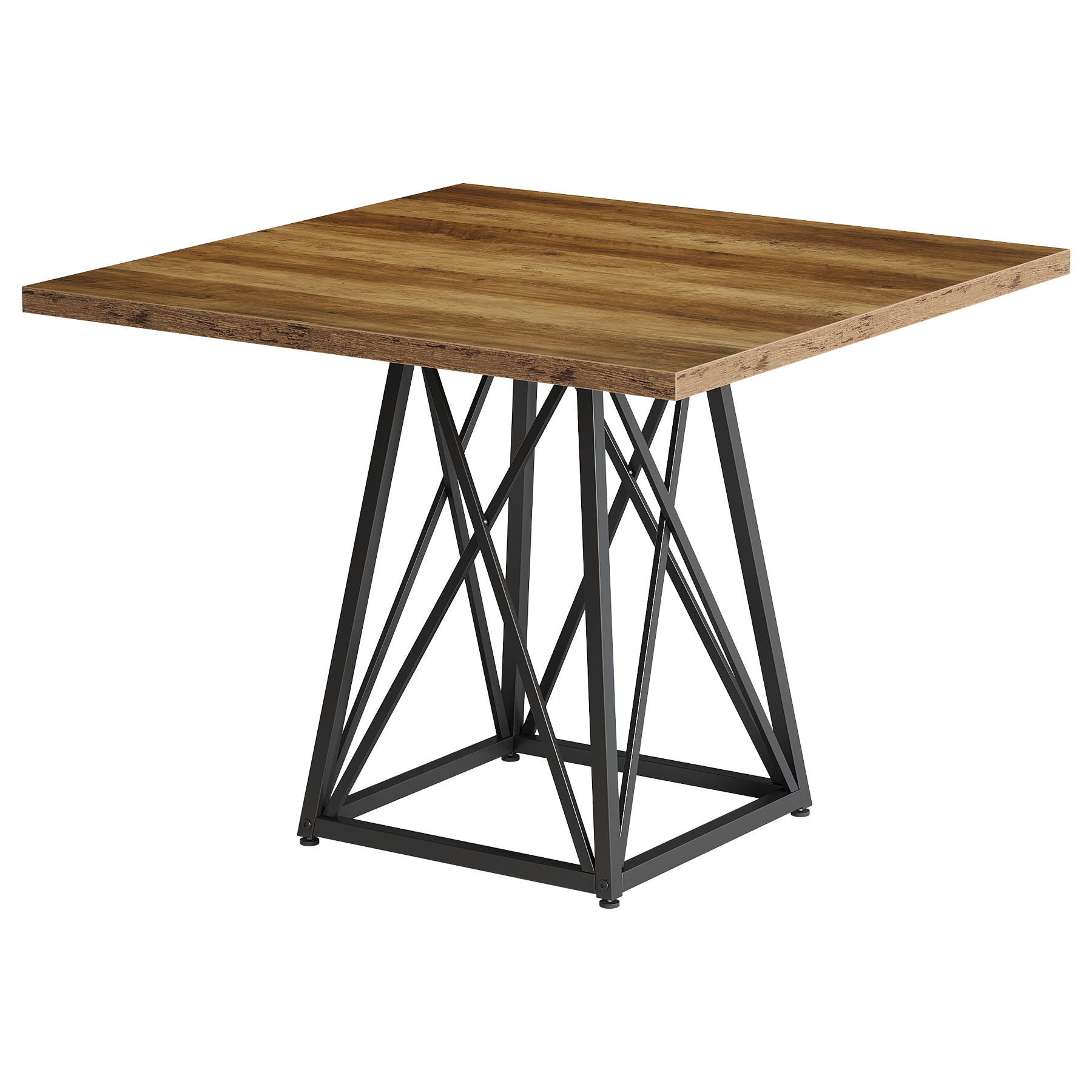 Tribesigns Tavolo da pranzo, tavolo quadrato da 90 cm per 4 persone