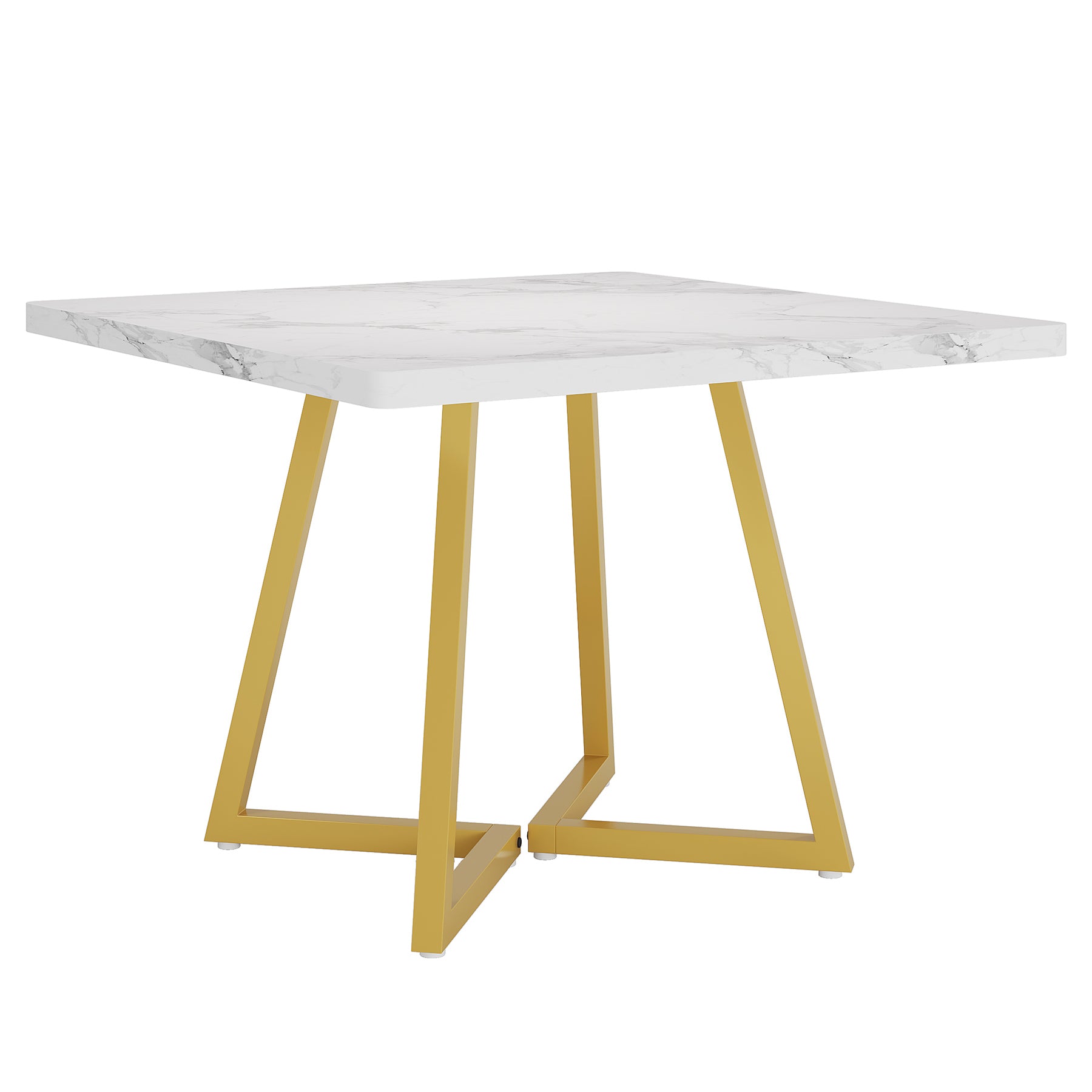 Tribesigns tavolo da cucina per 4 persone, tavolo da pranzo in legno per sala da pranzo