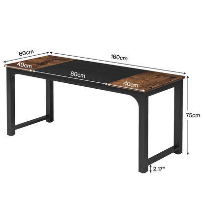 Tribesigns Scrivania per computer, scrivania da ufficio per la casa da 160 cm